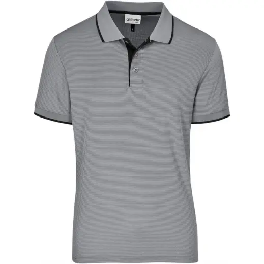 Mens Orion Golf Shirt Grey